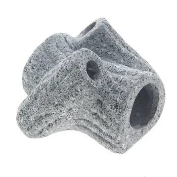 

Saim Aquarium Decor Ceramic Cave Cichlid Shrimp Breeding Cave Fish Tank Cave Ornaments Realistic Stone Appearance Shrimp House