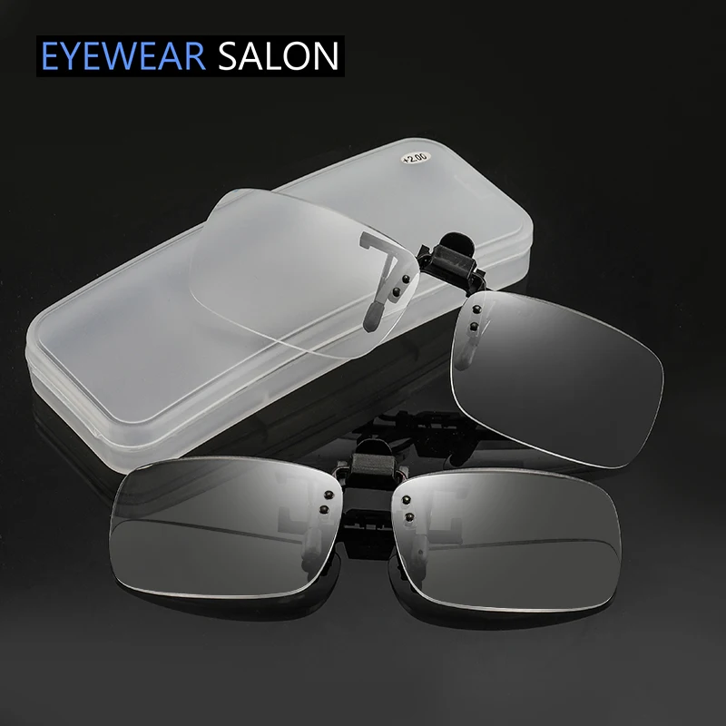 

Flip up down Reading Glasses Clip on Rimless Portable Light Presbyopic Glasses Readers Men Women HD+1.0 +1.5 +2.0 +2.5 +3.0 +3.5