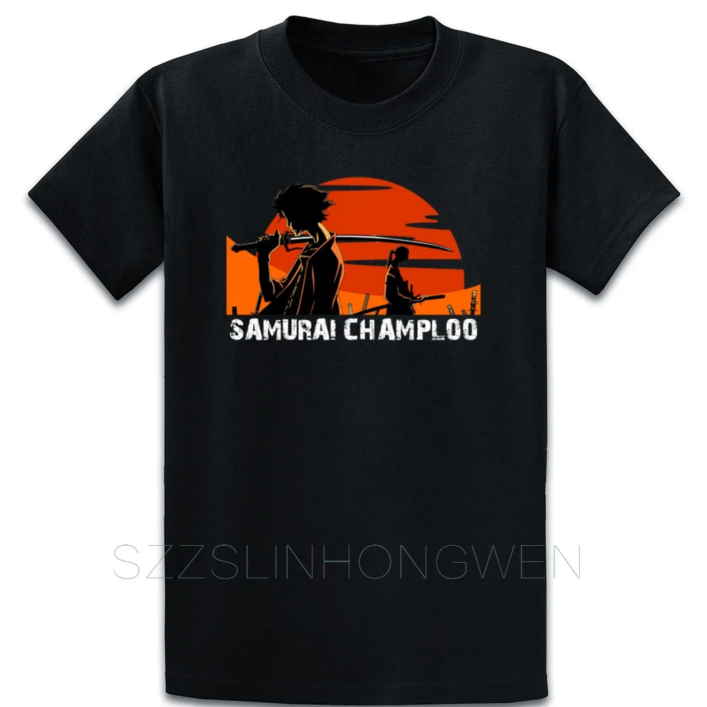 

Samurai Champloo Japanese Anime Manga T Shirt Sunlight Spring Cotton Round Neck Basic Clothes Print Normal Shirt