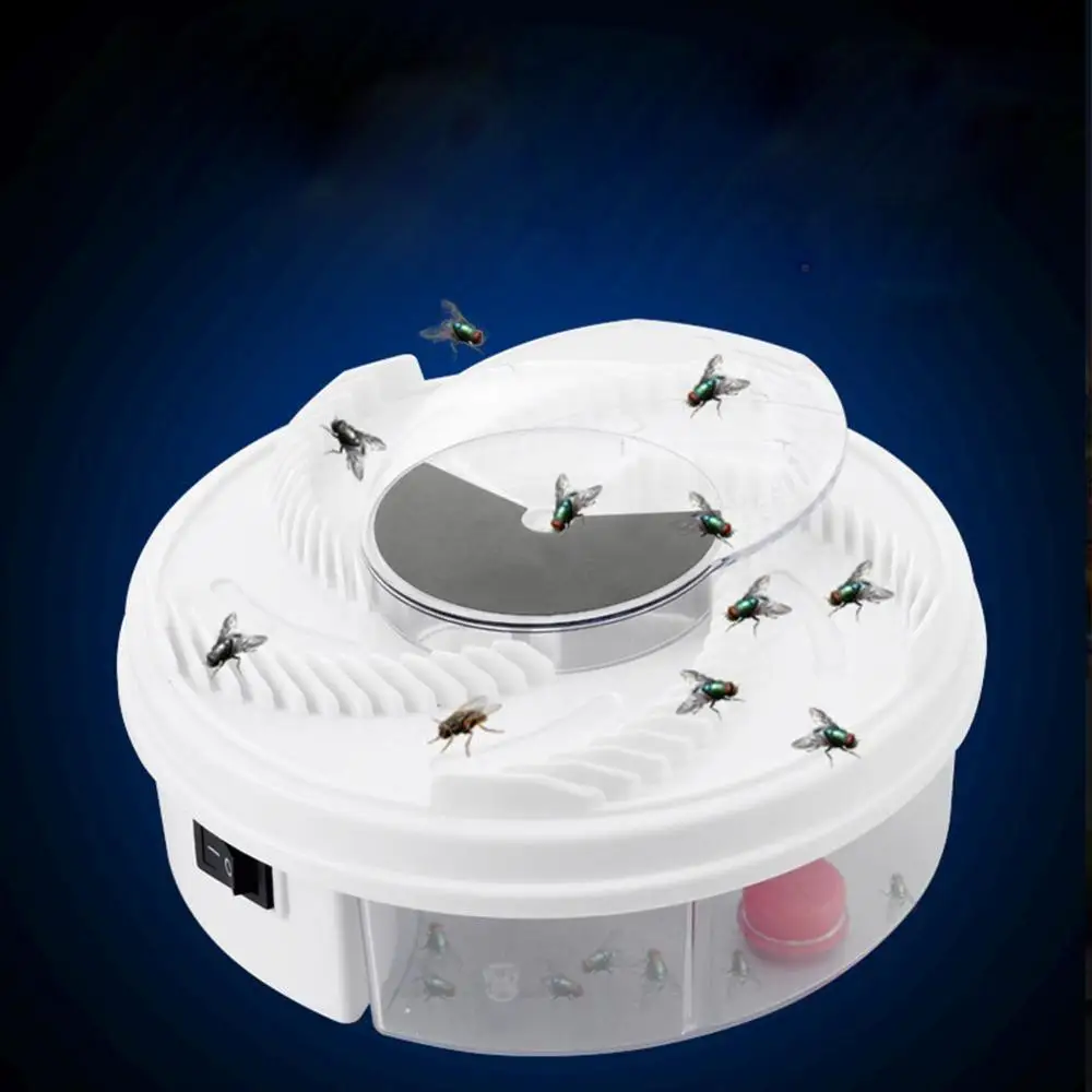 

Full-Automatic Flycatcher Household Electric Catching Fly Artifact Silent Rotating Flycatcher Flycatcher