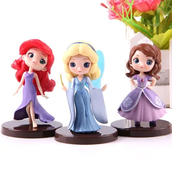 

Aladdin Ariel Blue Fairy Megara Petit Sofia Characters PVC Collection Action Figure Qposket Vol.15 Model Toy 3pcs/set