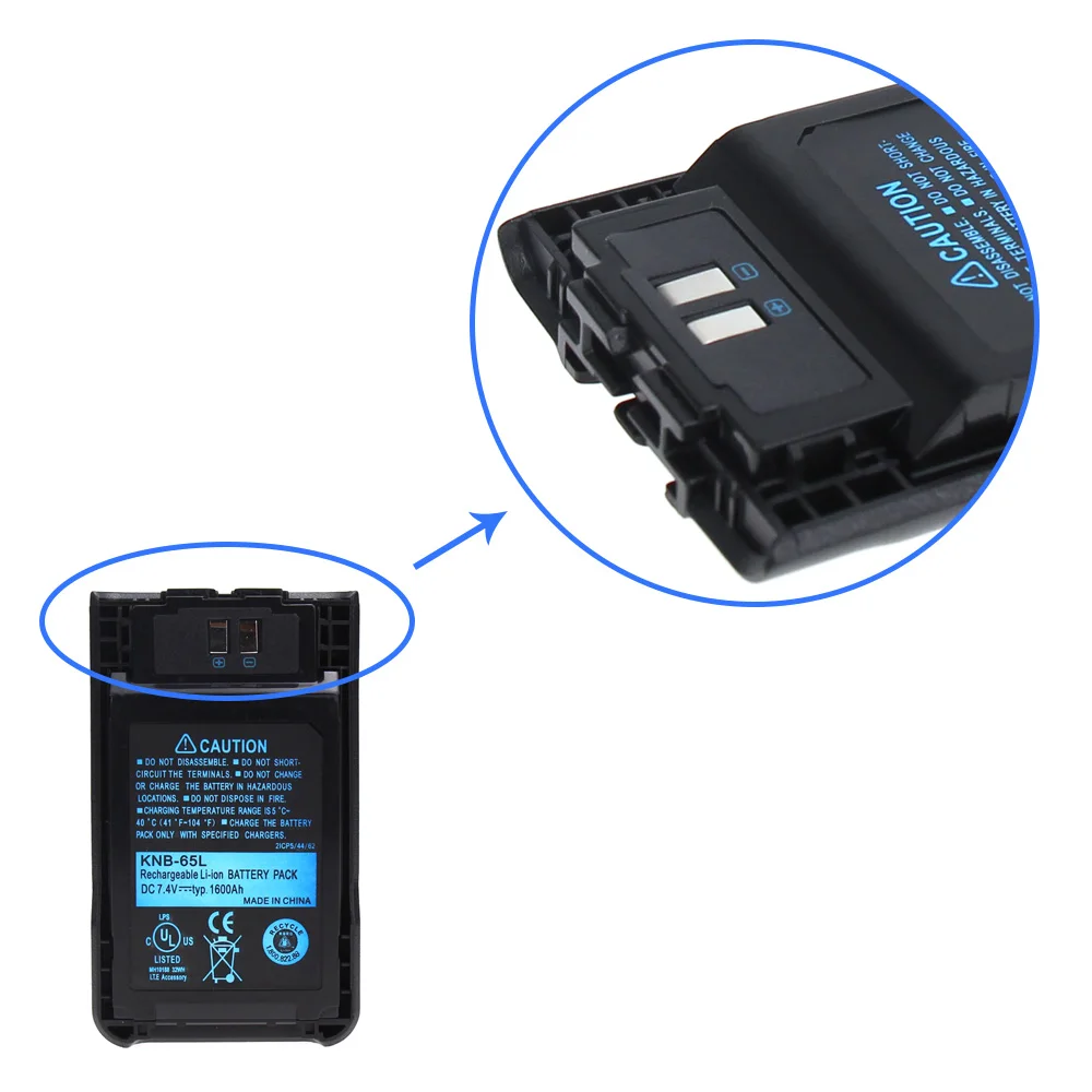 Bateria de Substituição Knb-65l para Kenwood Rádio Bidirecional Knb-63l Th-k20 Th-k20a Th-k20e - Image 6