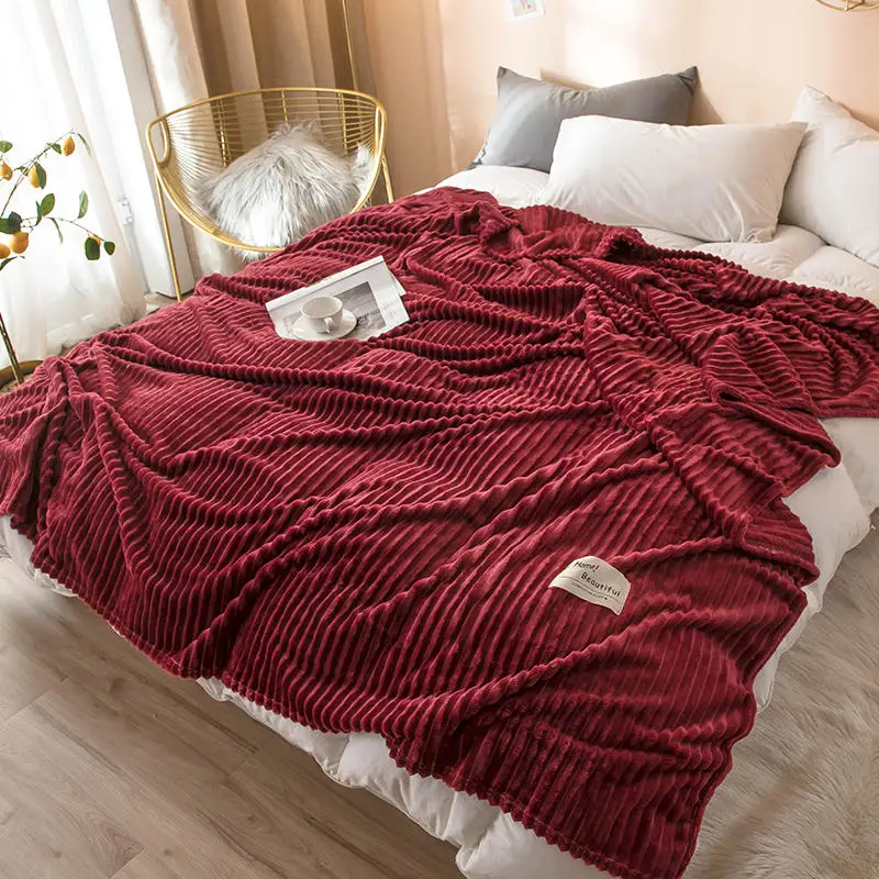 Брендовое большое теплое флисовое Фланелевое Коралловое одеяло для кровати, покрывало, зимние плотные одеяла - Цвет: jiuhon