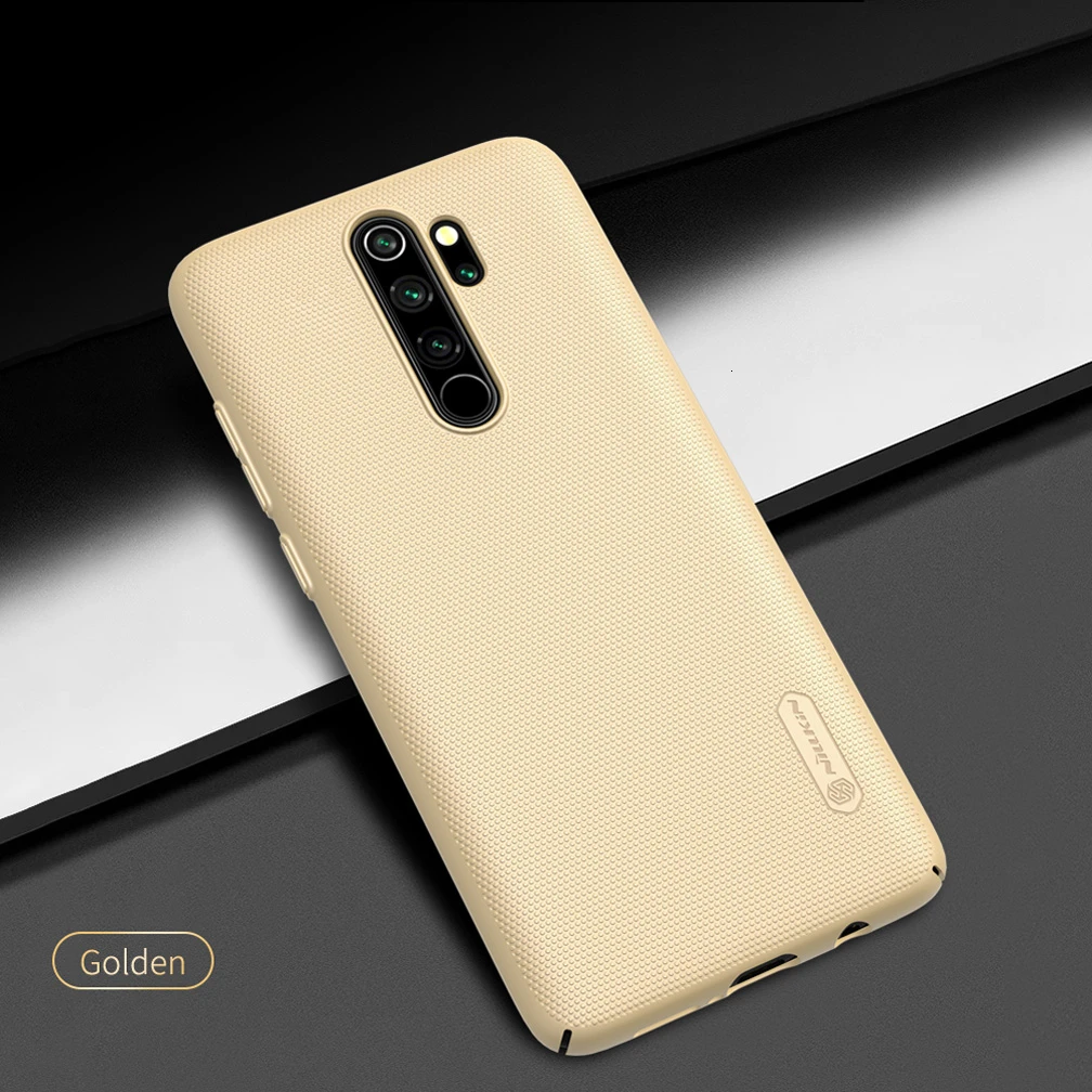 For Xiaomi Redmi Note 8 pro Чехол с глобальной версией Nillkin супер матовый защитный жесткий чехол из поликарбоната для For Redmi Note 8 чехол - Цвет: Gold