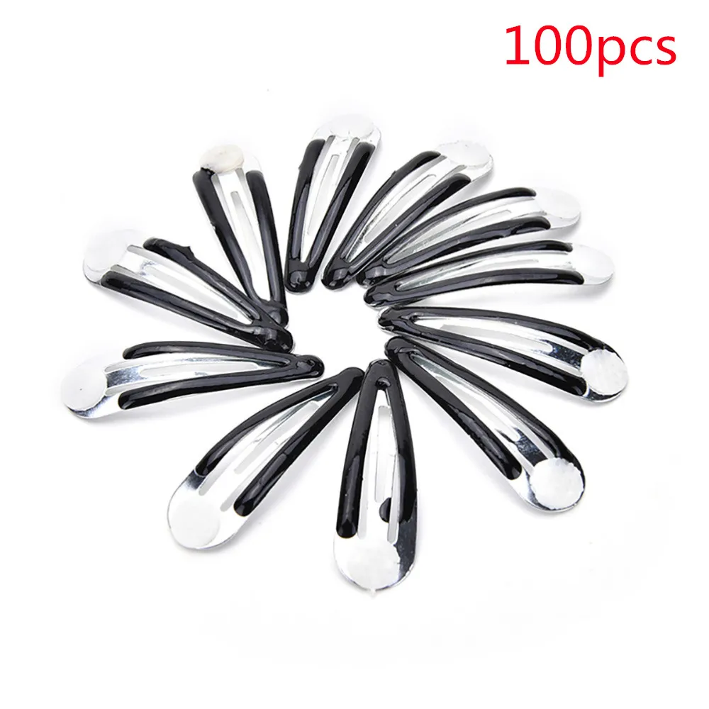 100pcs Black Hair Clips Barrette Hairpins Women Girl Hairclip Head Hairpins Accessories Hair Styling Tool