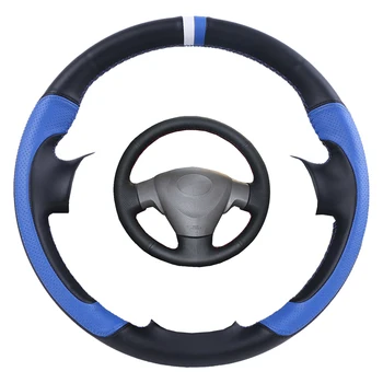 

Car Steering Wheel Cover Fiber leather For Toyota Corolla 2006-2010 Matrix 2009 Auris 2007-2009/Custom Steering-Wheel Braid