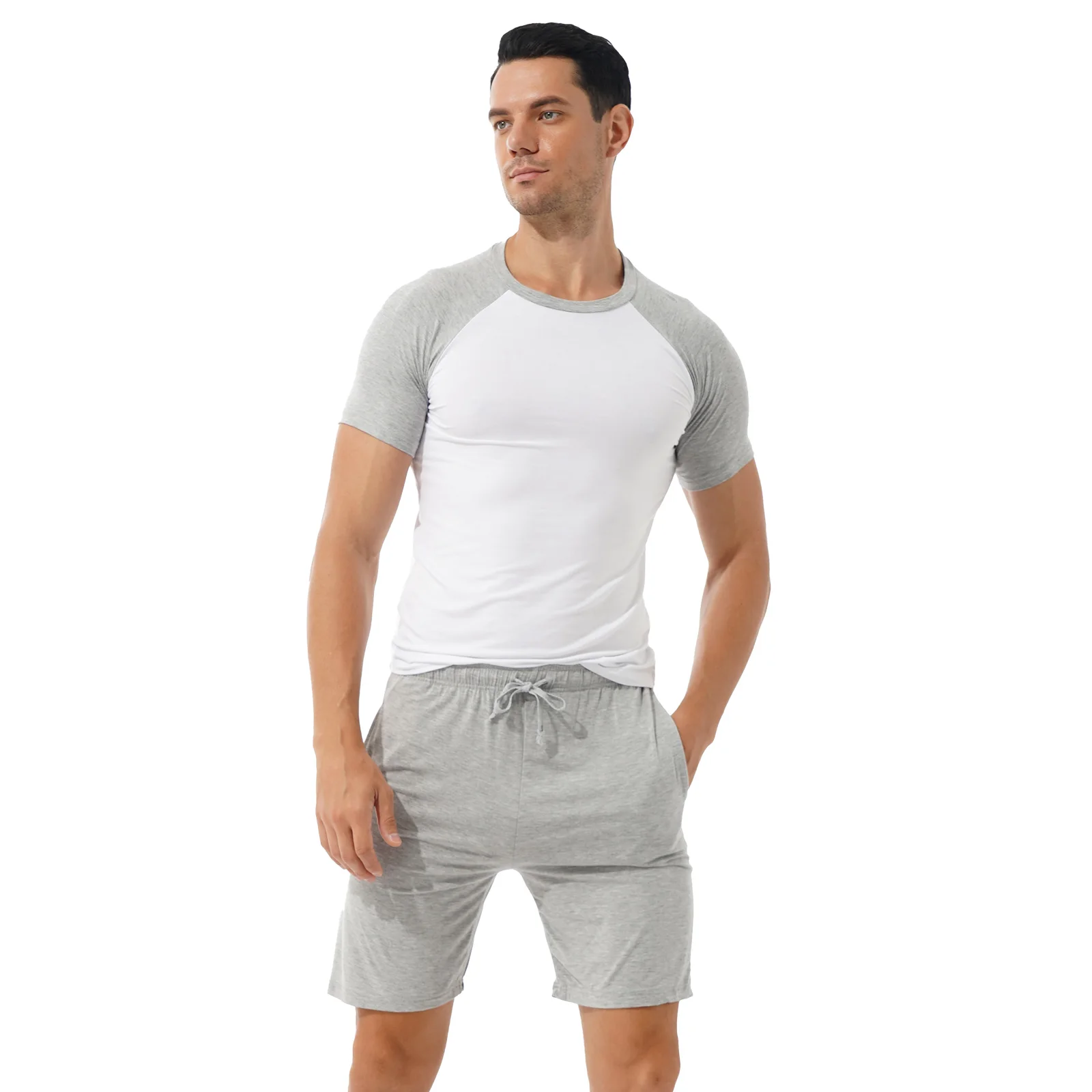 Sleepwear Homewear Contrast Color 