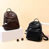 New Vintage Soft Leather Women Backpack Cute Bear Pendant School Bag For Teenage Girls Light & Large Capacity Ladies Travel Bags ► Photo 2/6