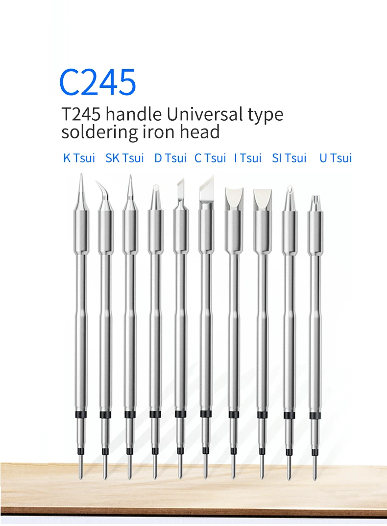 best flux core wire Universal JBC C245-029 939 Soldering Iron Tip T245-A Handle Welding Nozzle Grip Compatible With JBC Soldering Station aluminium brazing rods