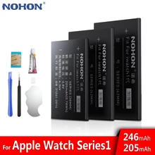 NOHON A1579 A1578 батарея для Apple Watch Series 1 42 мм S1 A1761 Серия 1 38 мм оригинальная реальная емкость Bateria 246 мАч 205 мАч