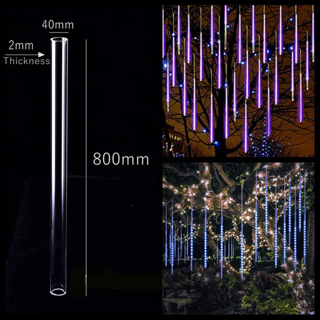Tubo In Policarbonato Trasparente 40 Mm - Per Illuminazione E Progetti Fai Da Te - Foto 12