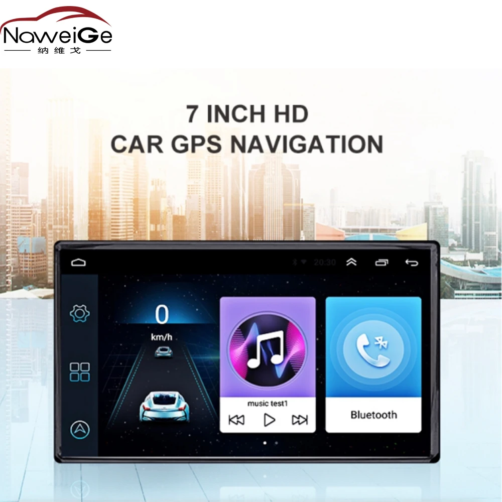 Головное устройство NaweiGe 7 дюймов Android для универсального автомобильного dvd TOYOTA RAV4