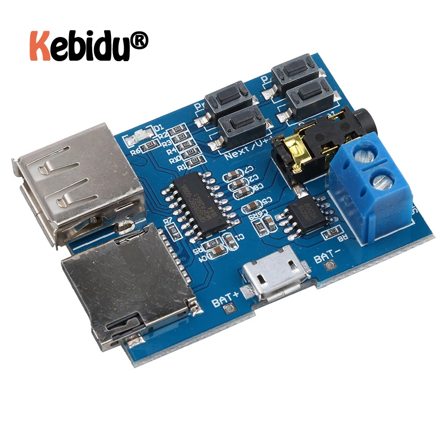 Новейшая карта памяти TF U диск MP3 Плата декодера с форматом Mirco USB порт Расшифровка
