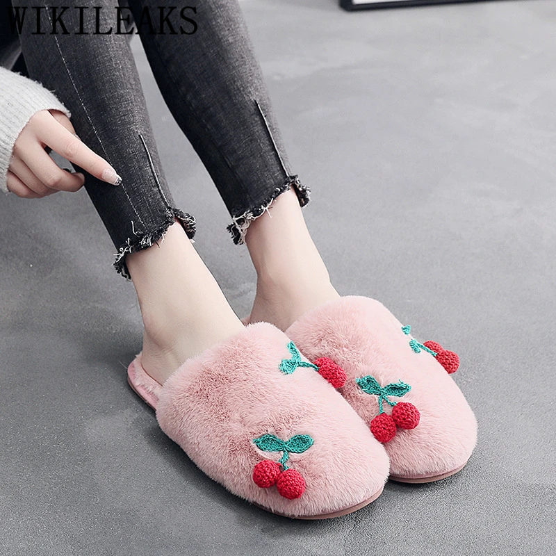 fuzzy mules shoes