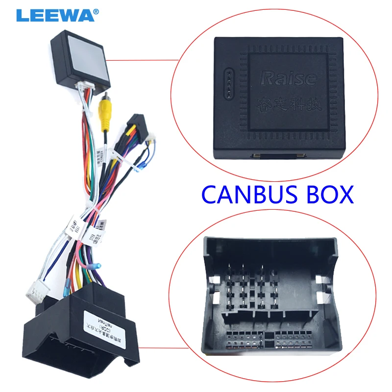 LEEWA Android автомобильный медиаплеер Navi Радио CANBUS BOX провод жгут для Volkswagen Golf