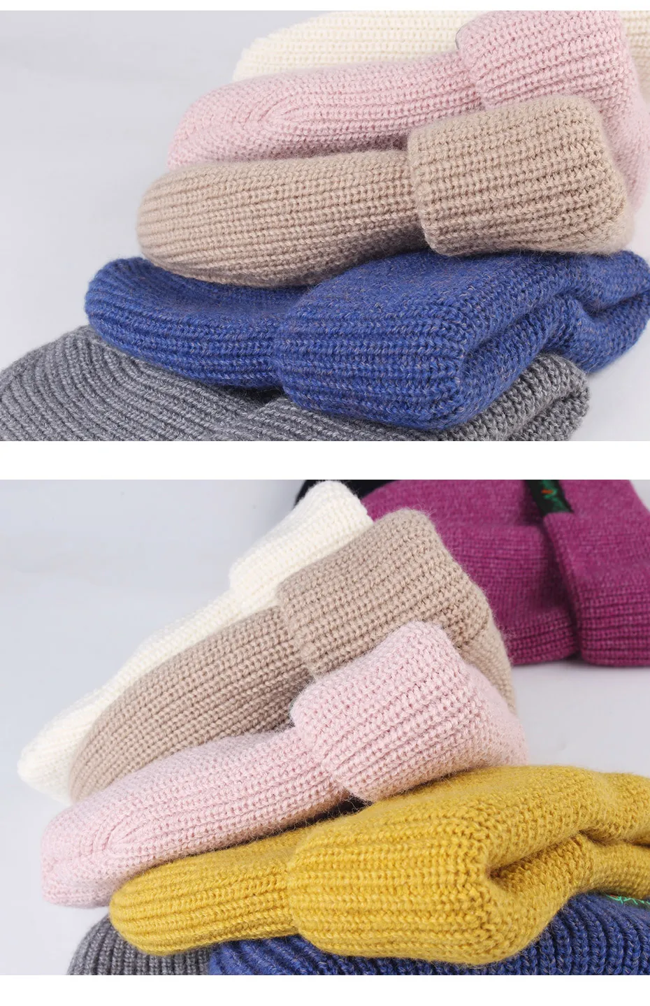 FURTALK Beanie Winter Hat for Women Knitted Slouchy Beanie Men Skullies Ladies Warm Hats Soft Female Korean Winter Cap