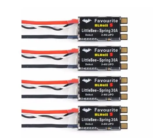 

Оригинальный FVT LITTLEBEE BLlheli-s SPRING 30A ESC 2-6S поддерживает Мультикоптер Mulitshot DSHOT Oneshot42 OneShot125