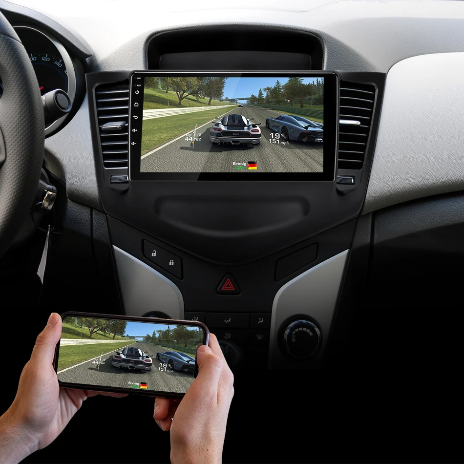 " Android Автомагнитола для Chevrolet Cruze 2009- RDS DSP сенсорный экран Мультимедиа Видео плеер стерео с CANBUS головное устройство
