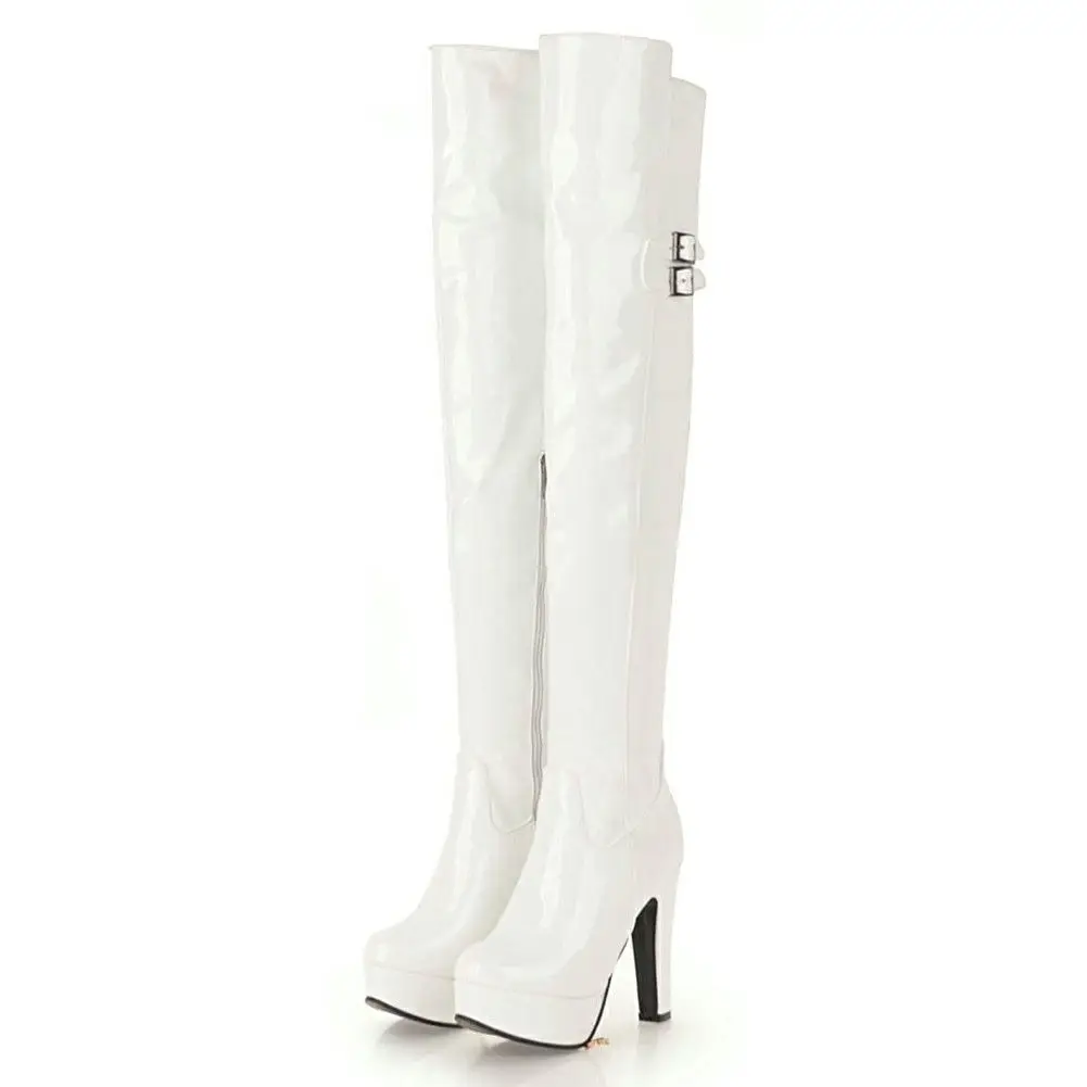 SARAIRIS Winter Over the knee boots women shoes platform high heels shoes woman sexy nightclub Party boots Large size 48