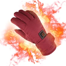 1 пара, для женщин и мужчин, для прогулок на открытом воздухе, перчатки с электрическим подогревом, три уровня, регулируемые аккумуляторные батареи, для катания на лыжах, альпинизма, для взрослых