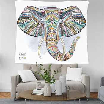 

Fuwatacchi Mandala Tapestry Wall Hanging Witchcraft Cloth Tapestries Elephant Art Psychedelic Hippie Macrame Wall Carpet Tower