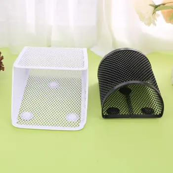 

Metal Wire Mesh Magnetic Basket Storage Box Pen Pencil Makeup Organizer Kitchen