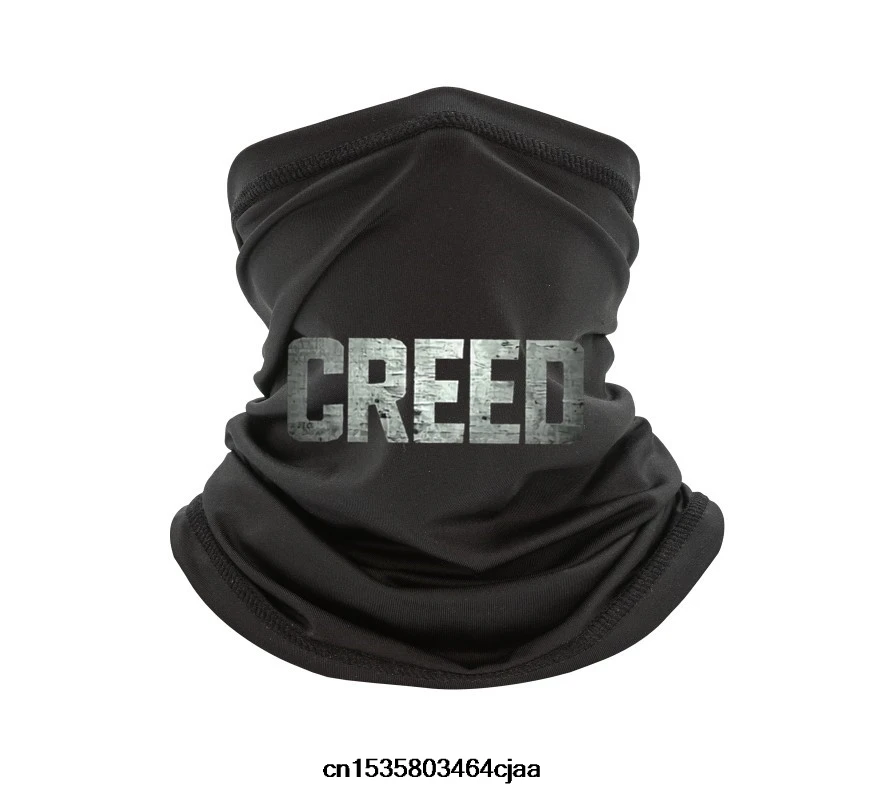 ROCKY CREED логотип черный для мужчин взрослых короткий рукав scarfMen повседневные