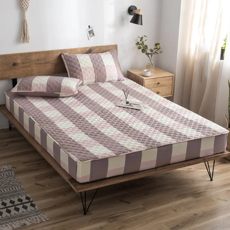 

200*220*36cm Size Terry Mattress Pad Cover 100% Sheet Matras Protector Bed mattress fitted anti punaise de lit Mattress for Bed