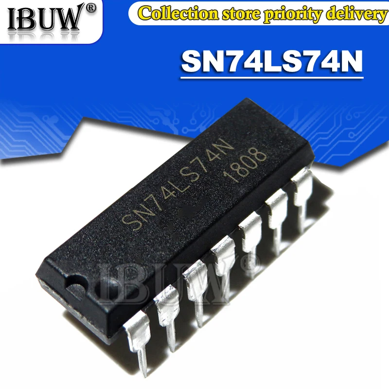 10 шт. SN74LS74N DIP 14 SN74LS74 74LS74N 74LS74 интегрированная IC | Электронные компоненты и