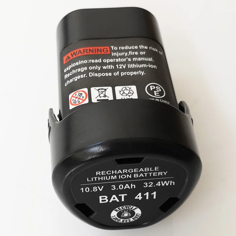 US 3.0Ah 10.8V Li-ion Rechargeable Battery Pack for 12V Bosch cordless Electric drill screwdriver GSA GSR GOS 10.8 V-LI | Электроника