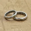 Bague Mantra en argent Sterling 925 pour hommes et femmes amoureux, Six mots gravés, étoile Vintage Punk thaïlandais ► Photo 2/5