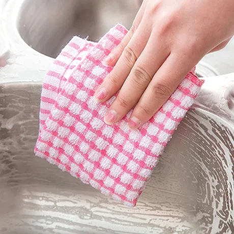 

Lattices Kitchen Cleaning Cloth Cotton Dish Towel Wash Window Cleaning Towels