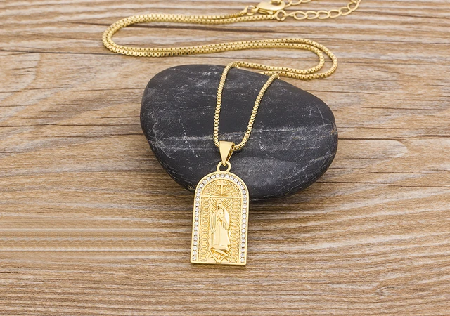 2020 Rainbow Virgin Mary Pendant 