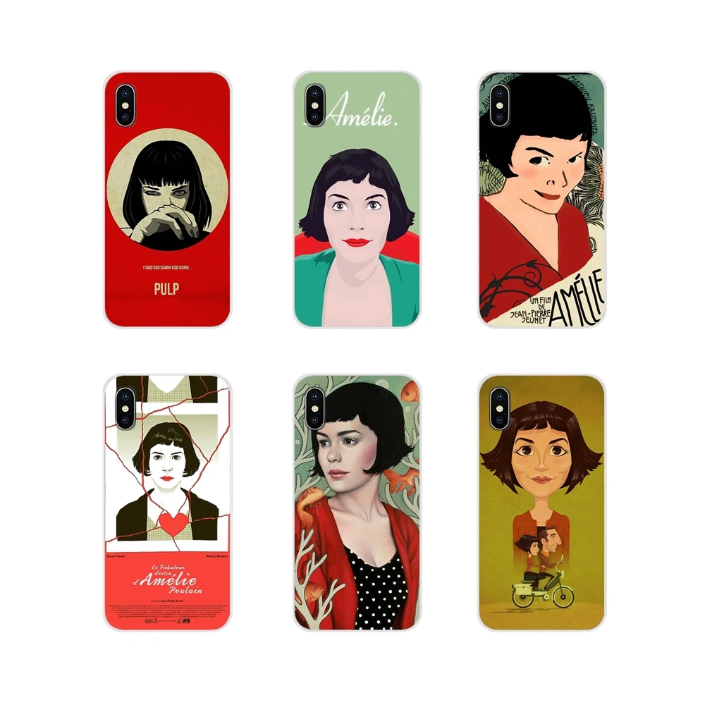 Чехол из ТПУ Amelie плакат классического французского фильма Красочный Милый для