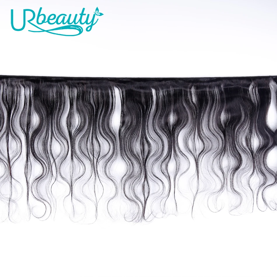 Индийские пучки волнистых волос человеческие волосы пучки UR beauty Non-remy наращивание волос 1 3 4 сплетение волос пучки