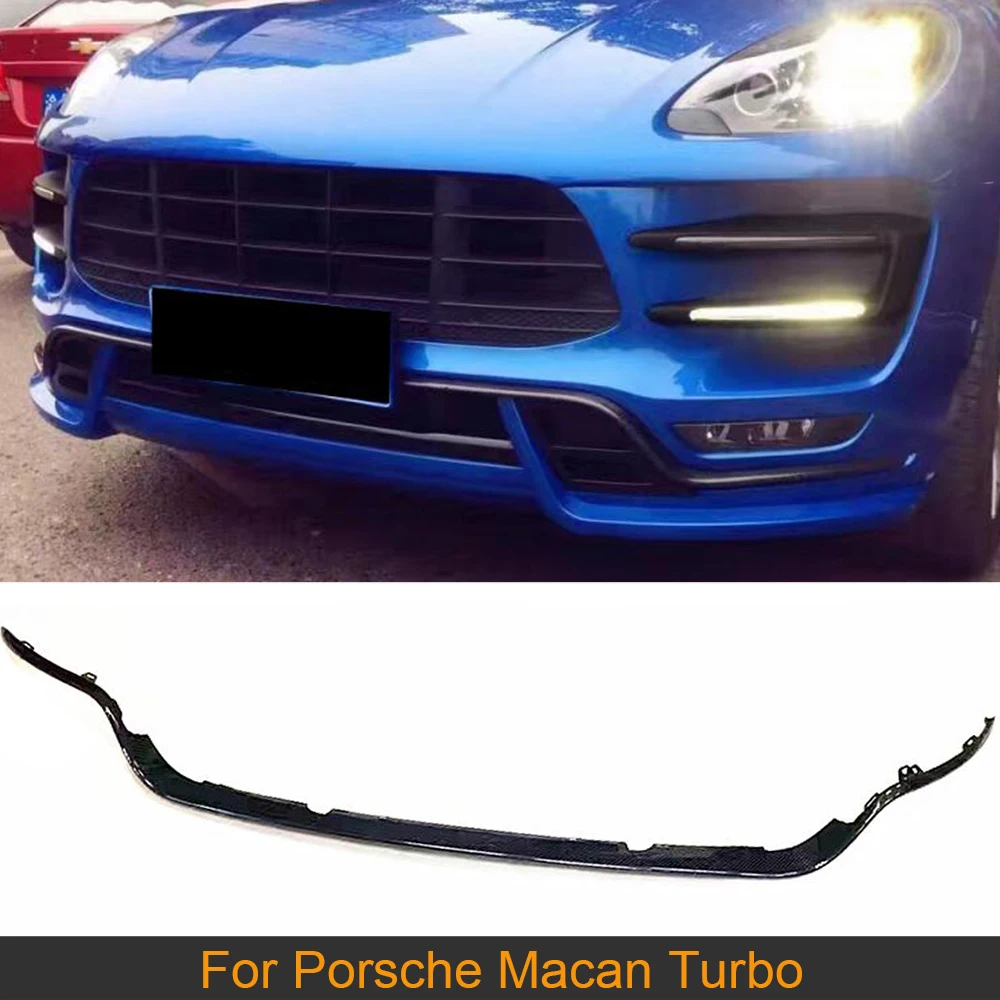 Car Front Air Vents Fins Splitters Canards Grill For Porsche Macan