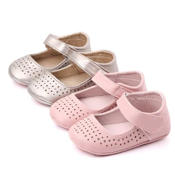 

Baby First Walkers hollow PU Leather Shoes Baby Boy Girl Baby Moccasins Shoes Soft Soled Non-slip Footwear Crib Shoes