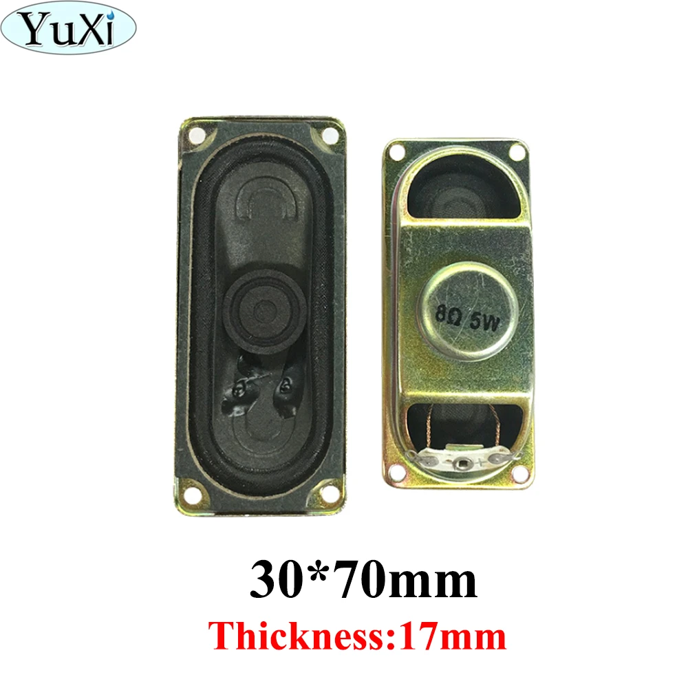 YuXi Horn Speaker LCD Monitor/TV 3070 Loud Speakers 8 ohm 5 Watt 30*70MM  thickness 17MM Loudspeaker 5W 8R|Mobile Phone Flex Cables| - AliExpress