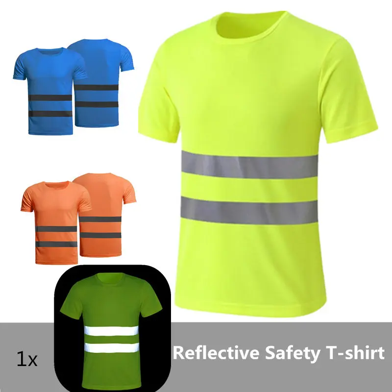 Reflective Work Tshirts Work Clothes Reflective Reflective Vests