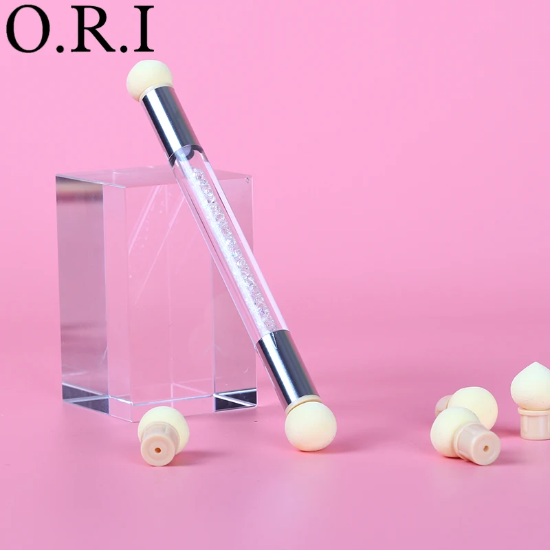 ORI 1 шт. кисть для дизайна ногтей блестящая кисть для пудры для нанесения градиентной ручки акриловая УФ-гель для маникюра Кисть для ногтей ручка