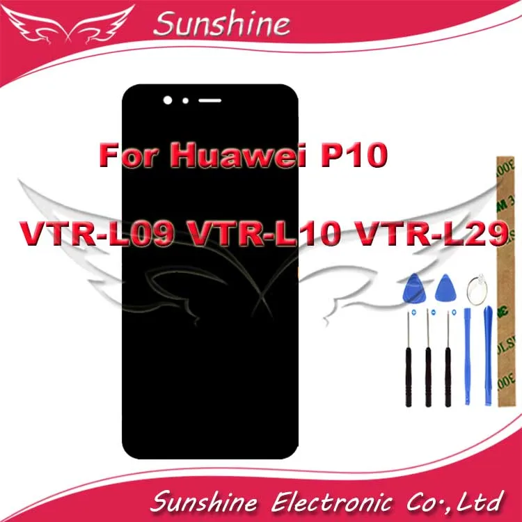 Good lcd for huawei p10 vtr l09 l10 l29 lcd display with touch screen