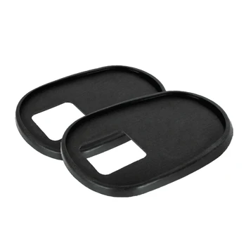 

2pcs 9.3x6.3cm High quality Car Roof Aerial Antenna Black Rubber Base Very simple to install for Opel