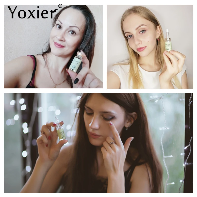 Yoxier 3 шт. Гиалуроновая кислота сыворотка улитки шесть пептидных концентратов