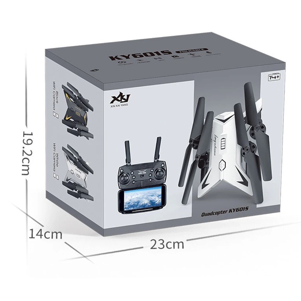 Портативный Радиоуправляемый Дрон с 4K HD камерой wifi FPV Вертолет 20 минут долгое
