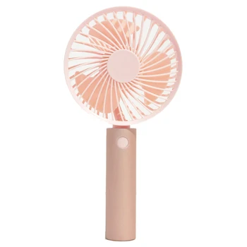

DC 5V 1A Handheld Mini Fan USB Rechargeable Portable Powerful Motor 3 Speeds Level Personal Cooling Fan For Home Office Outdoor