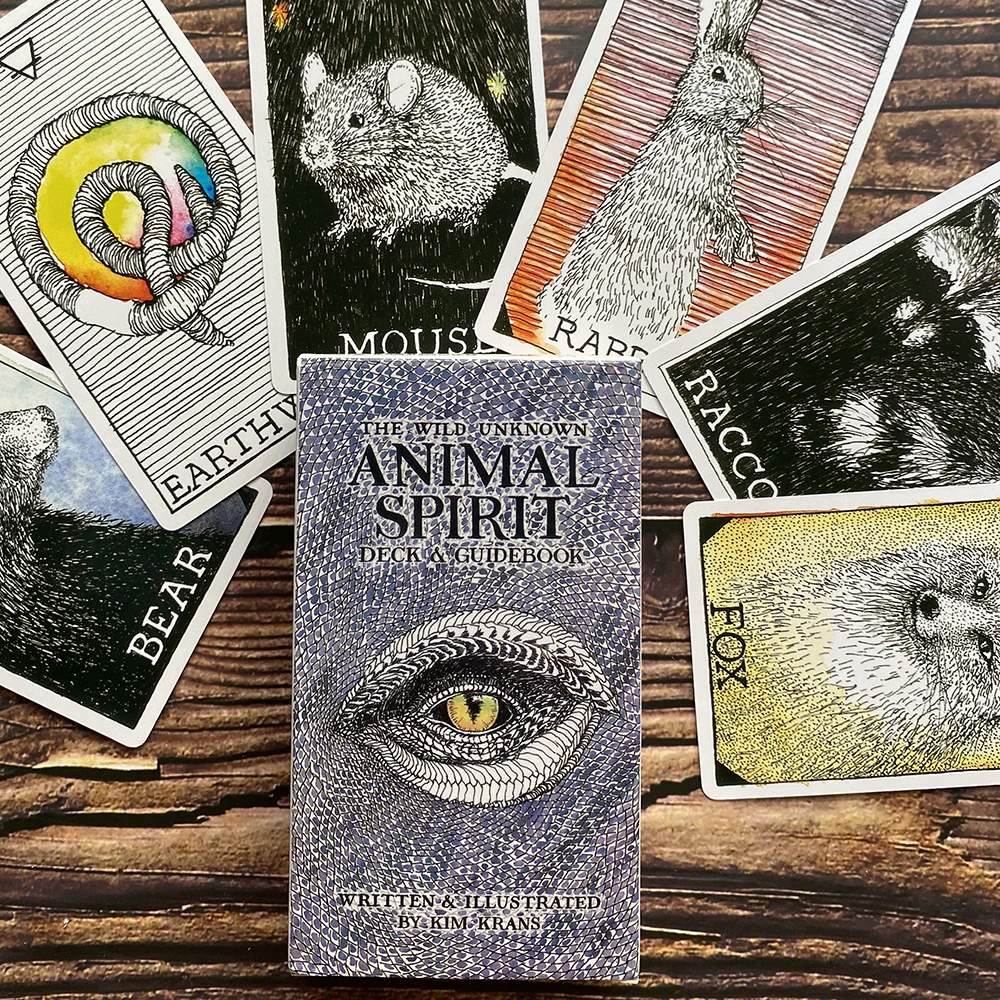 Cartas de oráculo del Tarot, guía de lectura de cartas, guía de adivinación de Kim Krans