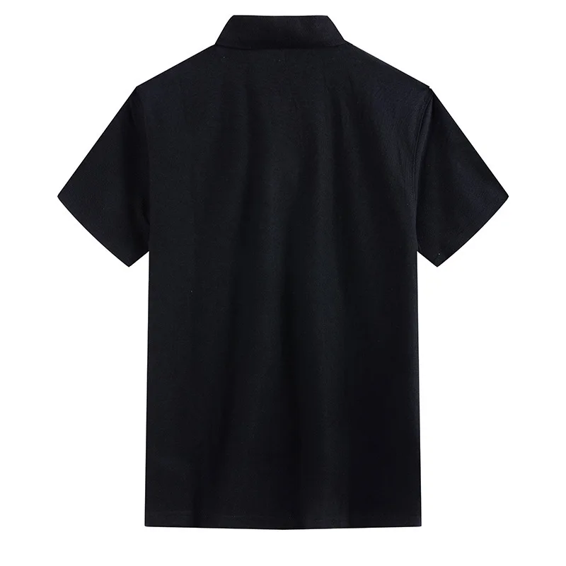 Мужская однотонная дышащая футболка поло размера плюс 5XL 6XL 7XL 8XL лето 2019|Поло| |
