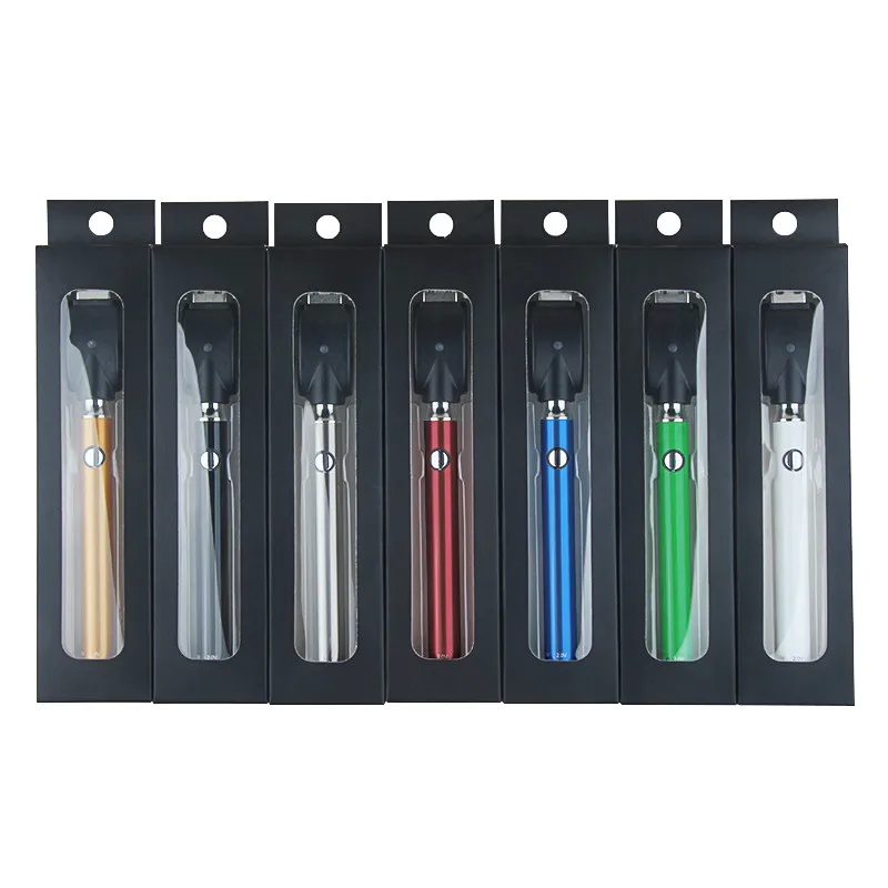 

5pcs Twist VV Preheat 510 Vape Battery Button 2.0V-4.0V Adjust Voltage Slim Pen Fit With CBD Cartridge Tank Ce3 Vaporizer Pen