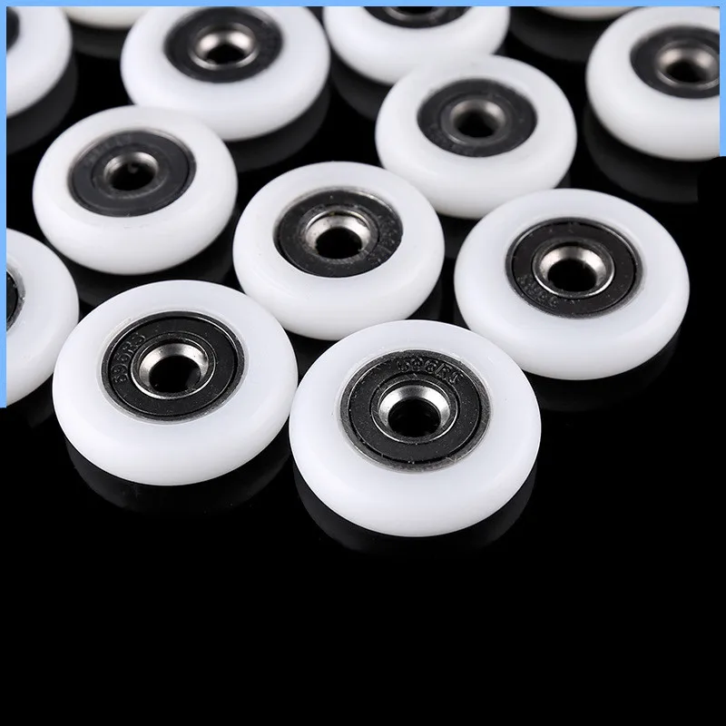 8pcs Shower Door Rollers 19/20/23/24/25/26/27mm wheels diameter 5mm hole