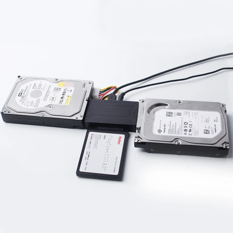 Lingable Usb 3.0 para Sata Ide Adaptador Conversor de Transferência Dados Disco Rígido Adaptador para 2.5 3.5 5.25 Unidades Sata Unidade Óptica - Imagem 3